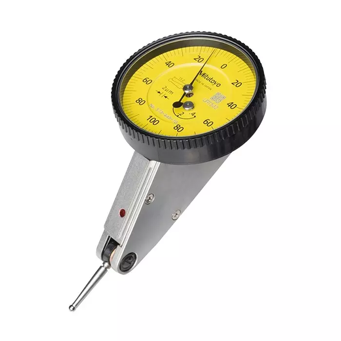 Mitutoyo Horizontal Type Dial Test Indicator 0.4 mm Range ±0.005 mm Accuracy, 513-445-10E