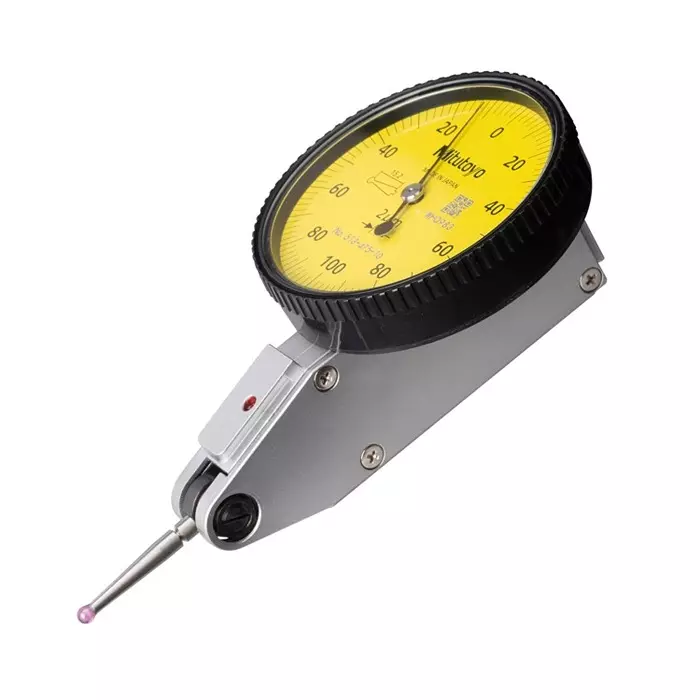 Mitutoyo Horizontal Ruby Stylus Type Dial Test Indicator 0.2 mm Range ±0.002 mm Accuracy, 513-475-10E