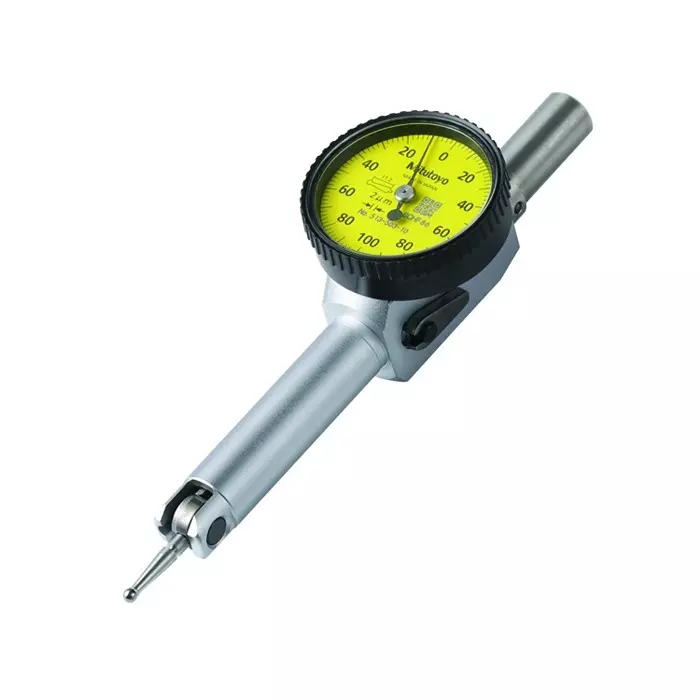 Mitutoyo Pocket Type Dial Test Indicator 0.2 mm Range ±0.002 mm Accuracy, 513-503-10E