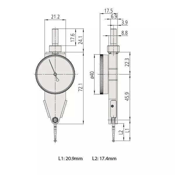 mitutoyo-parallel-type-dial-test-indicator-with-bracket-08-mm-range-0008-mm-accuracy-513-484-10t