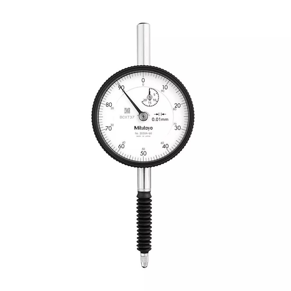 Mitutoyo Dial Indicator 0 - 20 mm Range, 0.01 mm Graduation, 2050A-60
