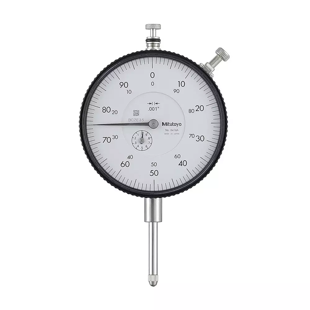 Mitutoyo Dial Indicator 0 - 1 inch Range, 0.001 inch Graduation, 3416A