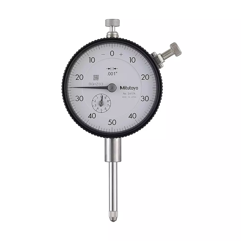 Mitutoyo Dial Indicator 0 - 1 inch Range, 0.001 inch Graduation, 2417A
