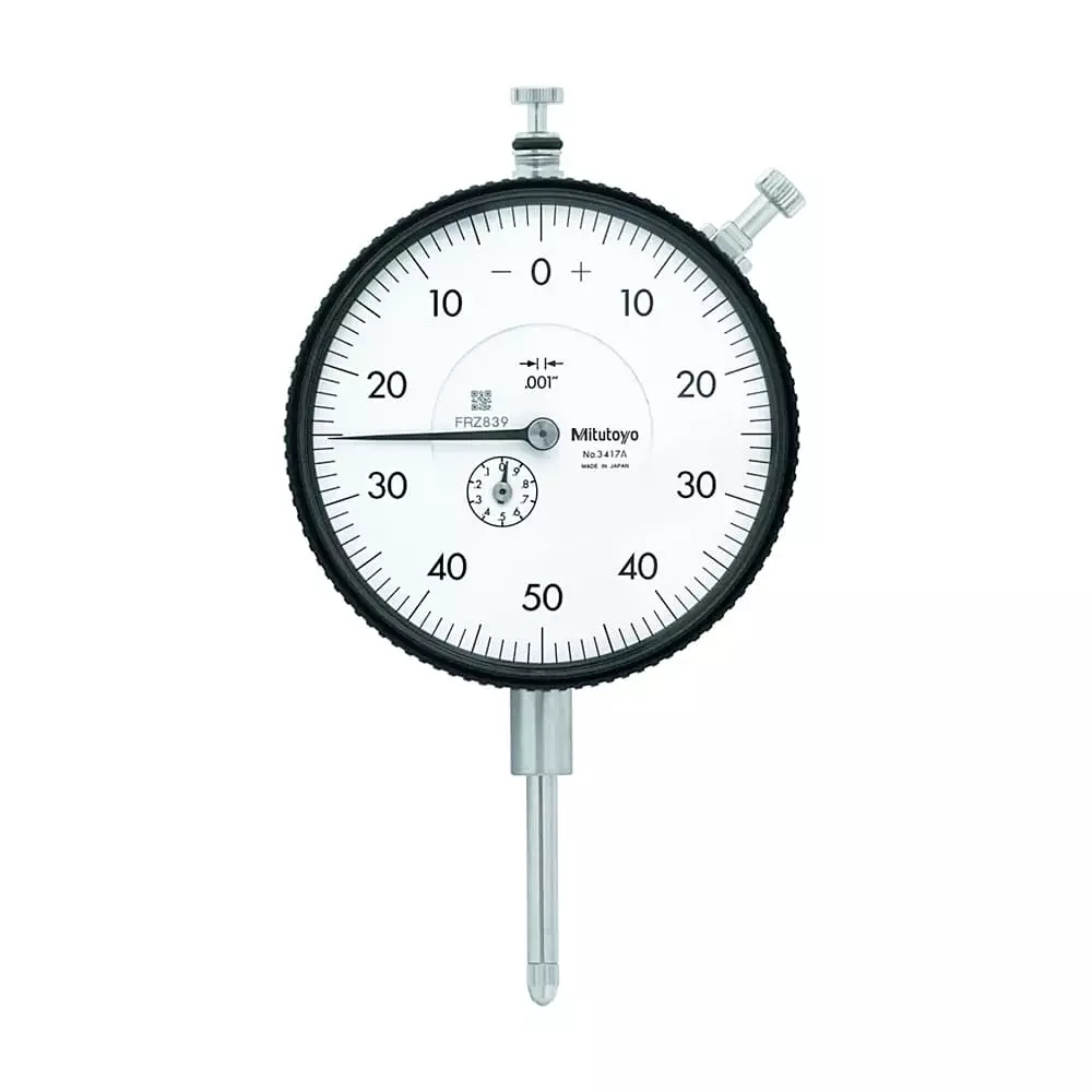 Mitutoyo Dial Indicator 0 - 1 inch Range, 0.001 inch Graduation, 3417A