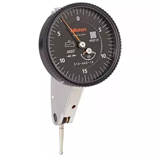 Mitutoyo Dial Test Indicator 0-1.52 mm Measurement Range, 513-442-16T