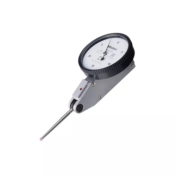 Mitutoyo Horizontal Ruby Stylus Type Dial Test Indicator 1 mm Range ±0.01 mm Accuracy, 513-479-10E