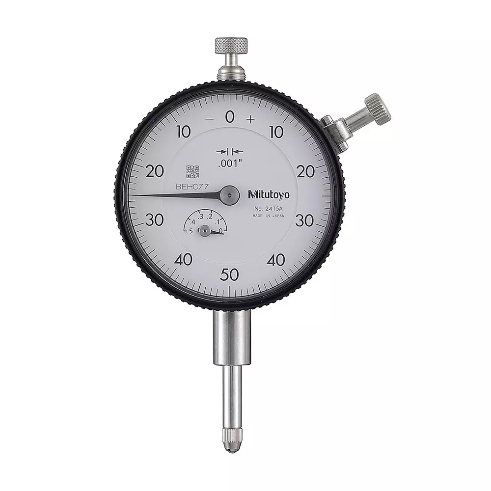 Mitutoyo Dial Indicator 0 - 0.5 inch Range, 0.001 inch Graduation, 2415AB