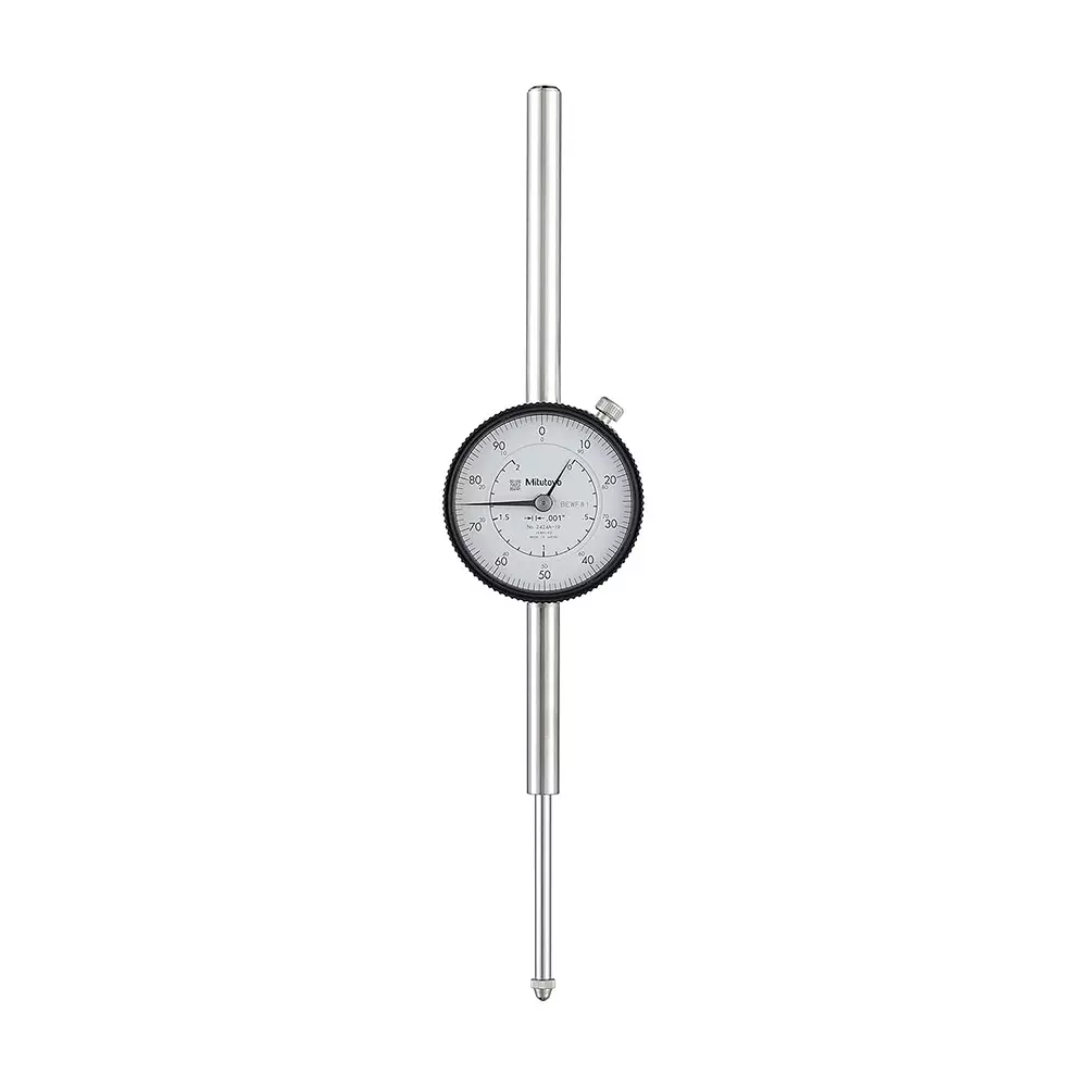 Mitutoyo Dial Indicator 0 - 2 inch Range, 0.001 inch Graduation, 2424A-19