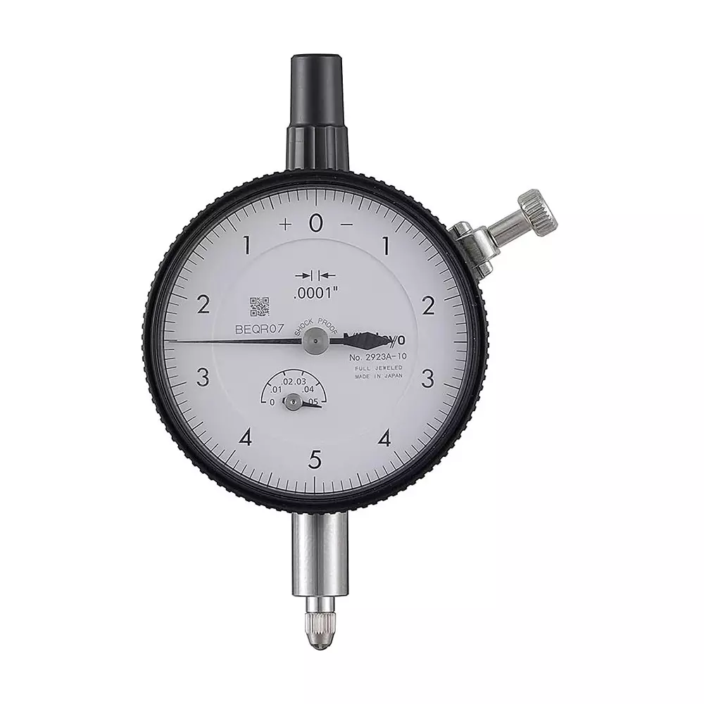 Mitutoyo Dial Indicator 0 - 0.05 inch Range, 0.0001 inch Graduation, 2923A-10
