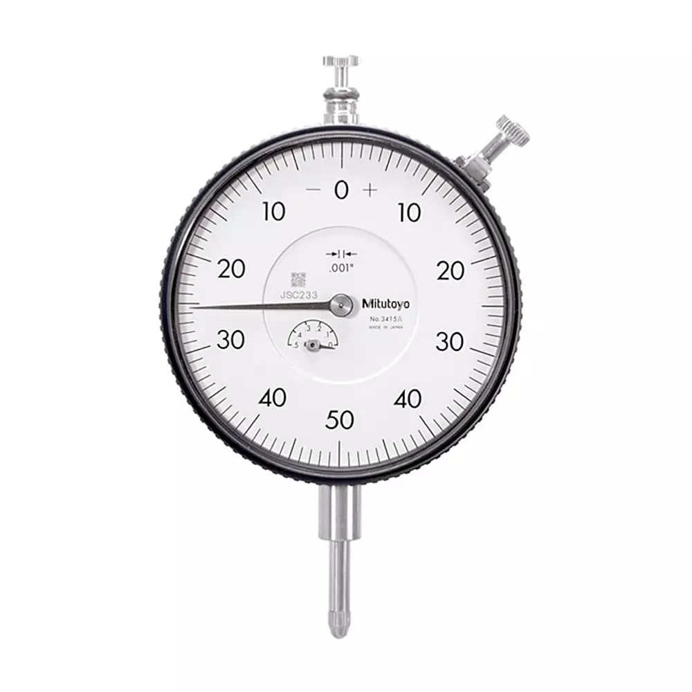 Mitutoyo Dial Indicator 0 - 0.5 inch Range, 0.001 inch Graduation, 3415A