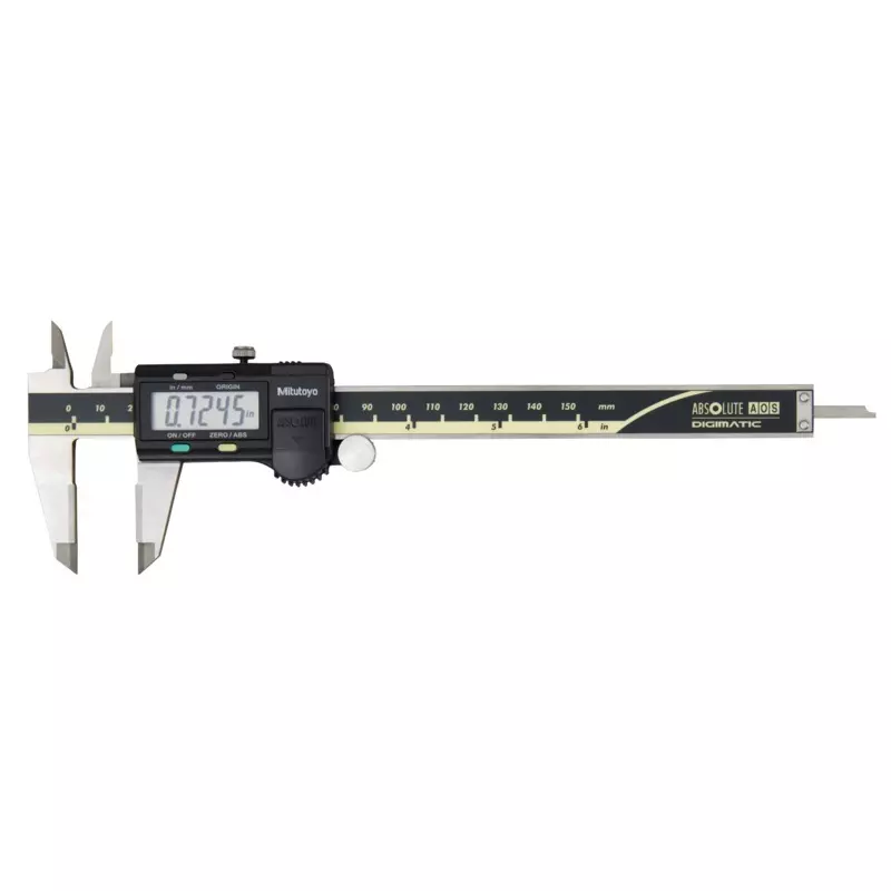 Mitutoyo ABSOLUTE Digimatic Caliper 0-150 mm Range Carbide Tipped Jaw ±0.02 mm Accuracy, 500-174-30