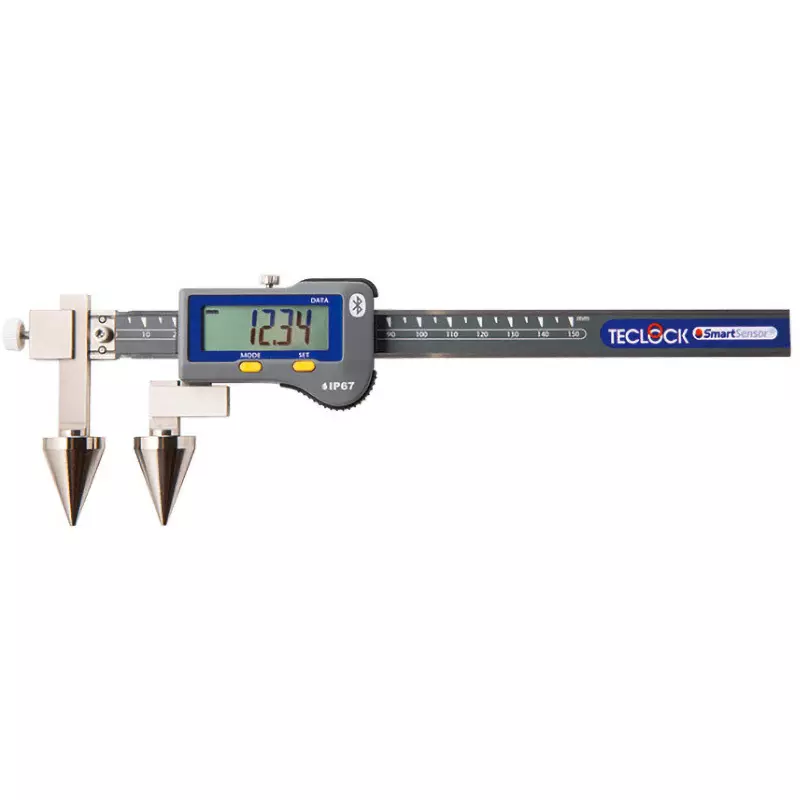 Teclock Digital Pitch Caliper Display refresh rate: minimum 10 times/second - Accuracy 0.01 mm Minimum Reading, SSC-650C