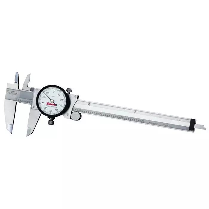 Starrett Dial Slide Caliper, 6In, 120A-6