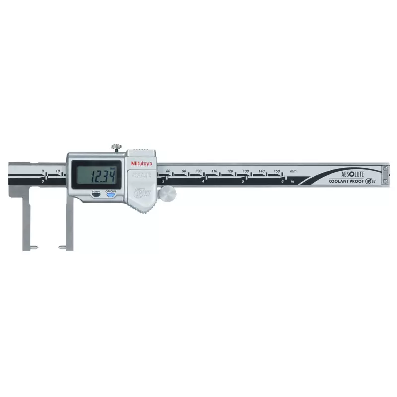 Mitutoyo Digimatic Neck Caliper 0 to 150 mm Measurement Range, 573-752-20
