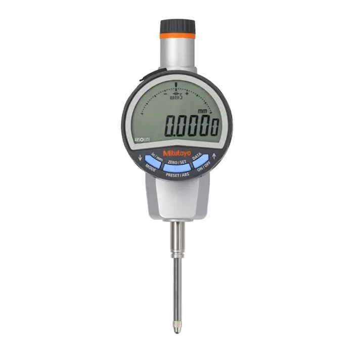 Mitutoyo ID-CX ABSOLUTE Flat Back Digimatic Indicator 0-25 mm Range ±0.003 mm Accuracy, 543-721B