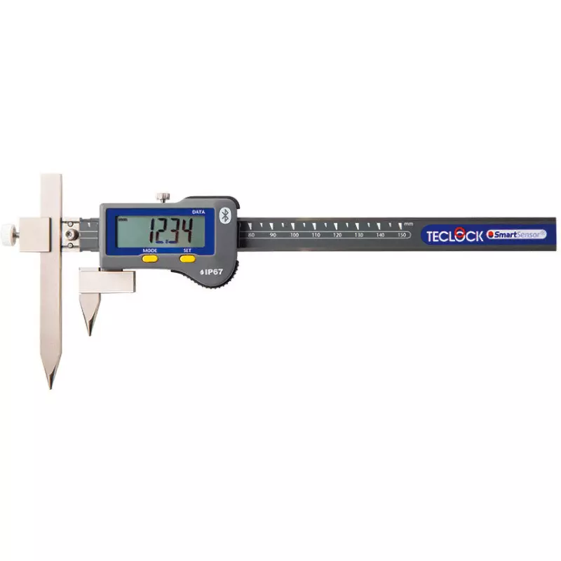Teclock Digital Pitch Caliper Display refresh rate: minimum 10 times/second - Accuracy 0.01 mm Minimum Reading, SSC-650P
