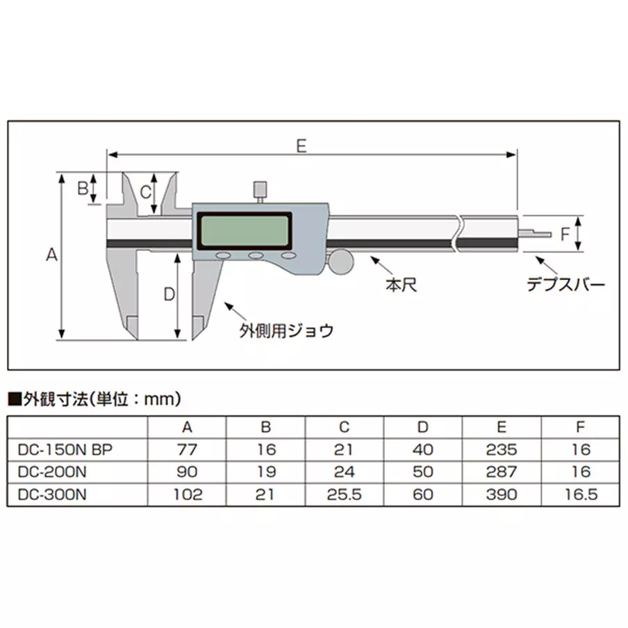 muratec-kds-digital-caliper--accuracy-0-to-200-mm-measuring-ranges-001-mm-minimum-reading-dc-200n