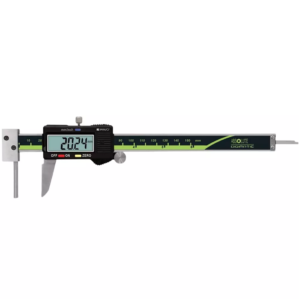 Yamayo Digimatic Tube Caliper 150 mm (6 inch) Range Stainless Steel, 159-150