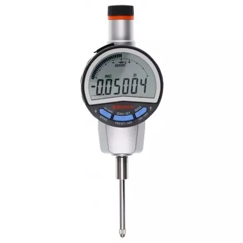Mitutoyo Flat Back Digimatic Indicator 0 to 25.4 mm Measurement Range, 543-722B