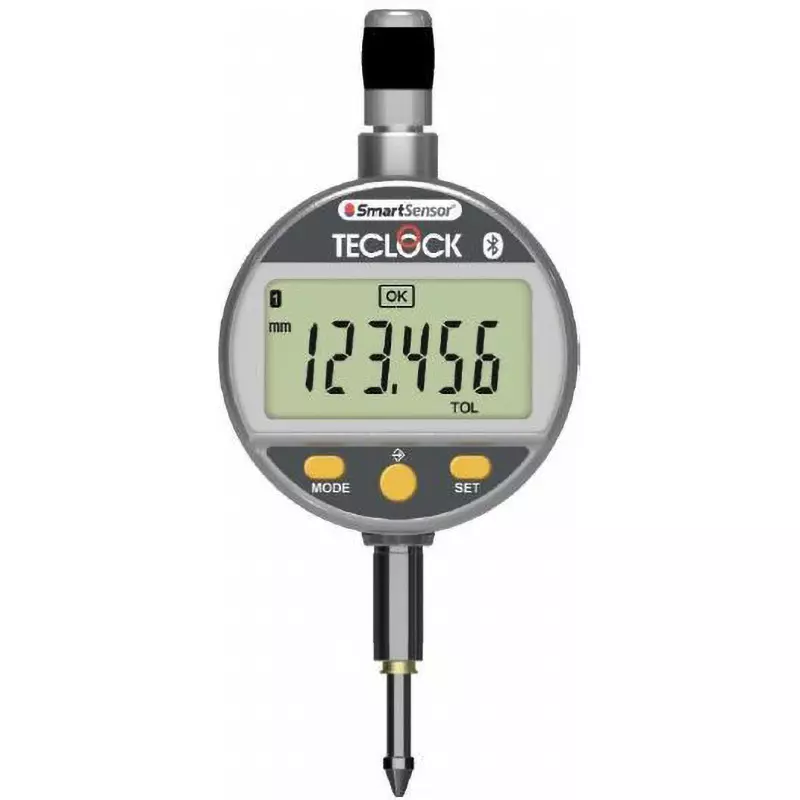 Teclock Digital Indicator 12.5 mm Measuring Ranges 0.65 to 0.9 N Measuring Force 1 μm Minimum Reading, SSI-550