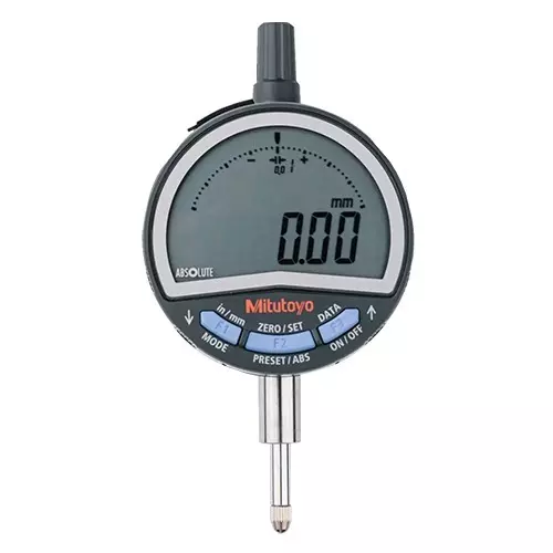 Mitutoyo Flat Back Digimatic Indicator 0 to 12.7 mm Measurement Range, 543-712B