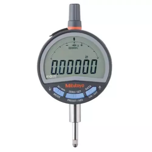 Mitutoyo Flat Back Digimatic Indicator 0 to 12.7 mm Measurement Range, 543-702B