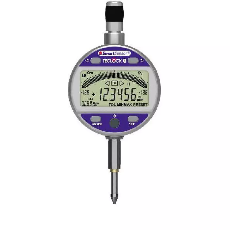 Teclock Digital Indicator 12.5 mm Measuring Ranges 0.65 to 0.9 N Measuring Force 0.1μm Minimum Reading, SSI-650