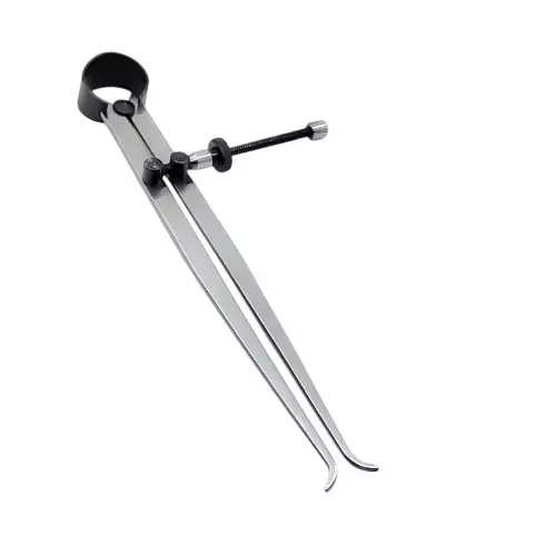 Buyohlic International Quick Release Wheel Spring Caliper Divider Size 6 inch (150 mm) Silver Color for Fast and Accurate Measurements, 71-GQKS-Z5R5 (Pack of 3)