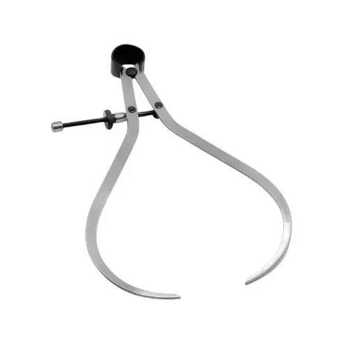 Buyohlic International Quick Release Wheel Spring Caliper Divider Size 6 inch (150 mm) Silver Color for Fast and Accurate Measurements, JT-47QS-PZ7M (Pack of 3)