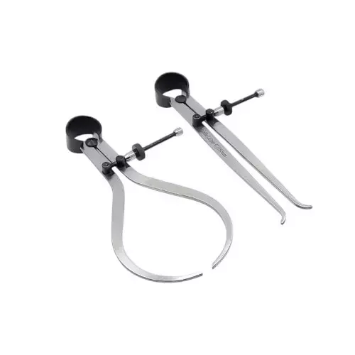 Buyohlic International Quick Release Wheel Spring Caliper Divider Size 6 inch (150 mm) Silver Color for Fast and Accurate Measurements, LH-NQJV-6ABQ (Pack of 3)