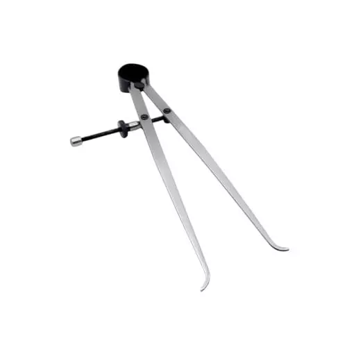 A.D INTERNATIONAL Quick Release Wheel Spring Caliper Divider Size 6 inch (150 mm) Silver Color for Fast and Accurate Measurements, 71-GQKS-Z5R5 (Pack of 3)