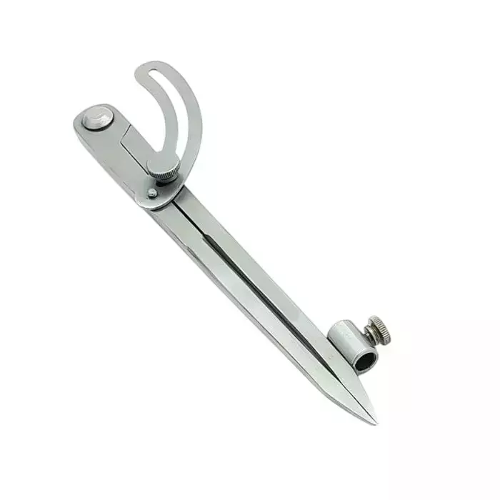 Buyohlic International Compass Scribe Locking Wing Divider Pencil Holder Size 10 inch (254 mm) for Drawing Circles, Woodworking, Metalworking, and Leather Work, WB-QHQ0-500I