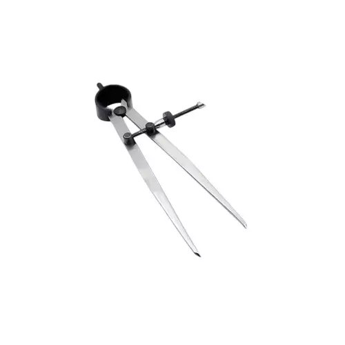 A.D INTERNATIONAL Quick Release Wheel Spring Caliper Divider Size 8 inch (200 mm) Silver Color for Fast and Accurate Measurements, 25-MCM0-8GPQ (Pack of 3)