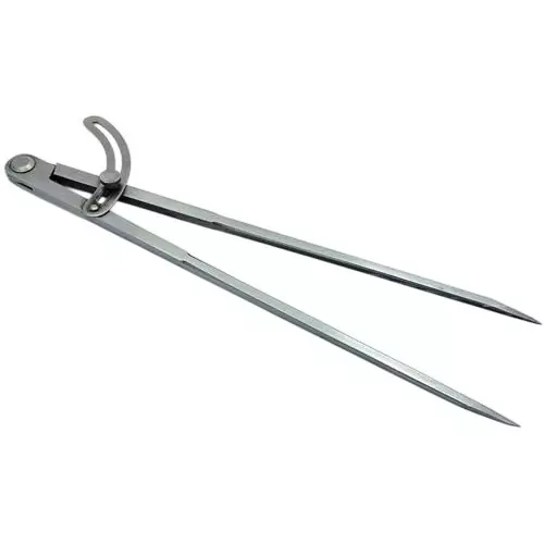 A.D INTERNATIONAL Compass Scribe Locking Wing Divider Size 4 inch (100 mm) and Tool Steel Body, ON-BQZP-B37A (Pack of 3)
