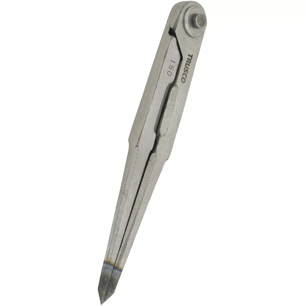 Trusco Steel Compass 250 mm Overall Length Anti-rust treatment after S50 C polishing: S55 C Material/Finish, PC-250