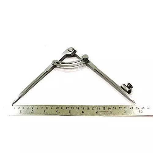 Assorts Woodworking Wing Compass with Pencil Holder 200 mm (8 Inch)