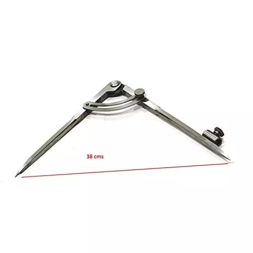Assorts Woodworking Wing Compass with Pencil Holder 300 mm (12 Inch)