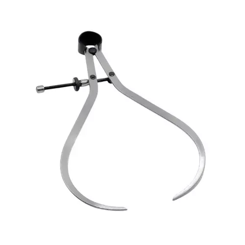 Buyohlic International Quick Release Wheel Spring Caliper Divider Size 6 inch (150 mm) Silver Color for Fast and Accurate Measurements, 71-GQKS-Z5R5