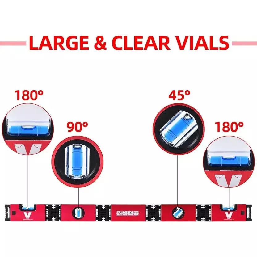 ARUDIP 71 cm Foldable Multi-Angle Magnetic Precision Level