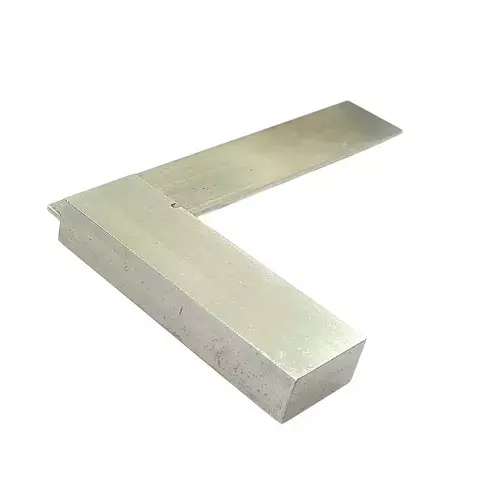 Buyohlic International Tool Steel Machinist Try Square in Silver Color and 3,4, 6 inch (75, 100, 150 mm) Size for DIY, Woodworking, Metalworking, General Workshop Layout, 9D-0JQ5-XGOJ (Set of 3)