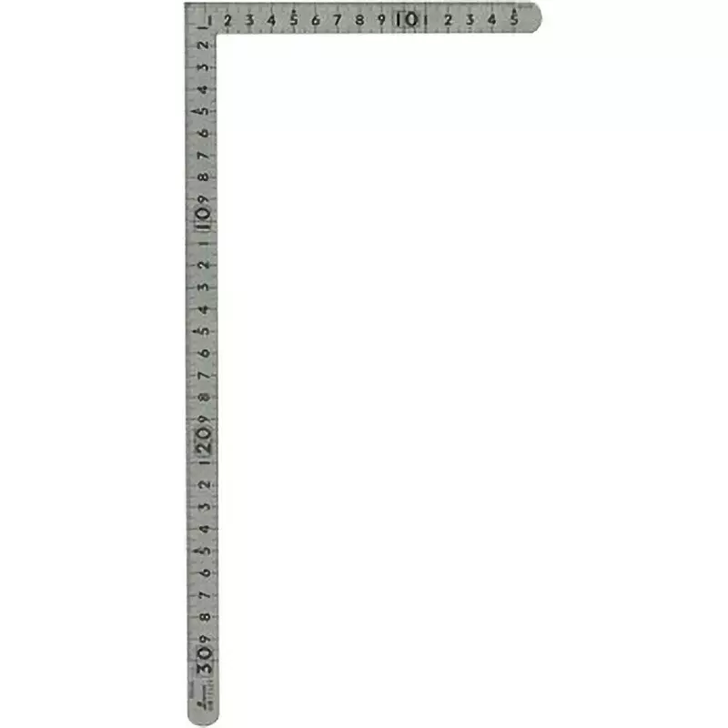 Shinwa Rules Small Curved Scale With General Proofreading And Traceability System Diagram, 12325