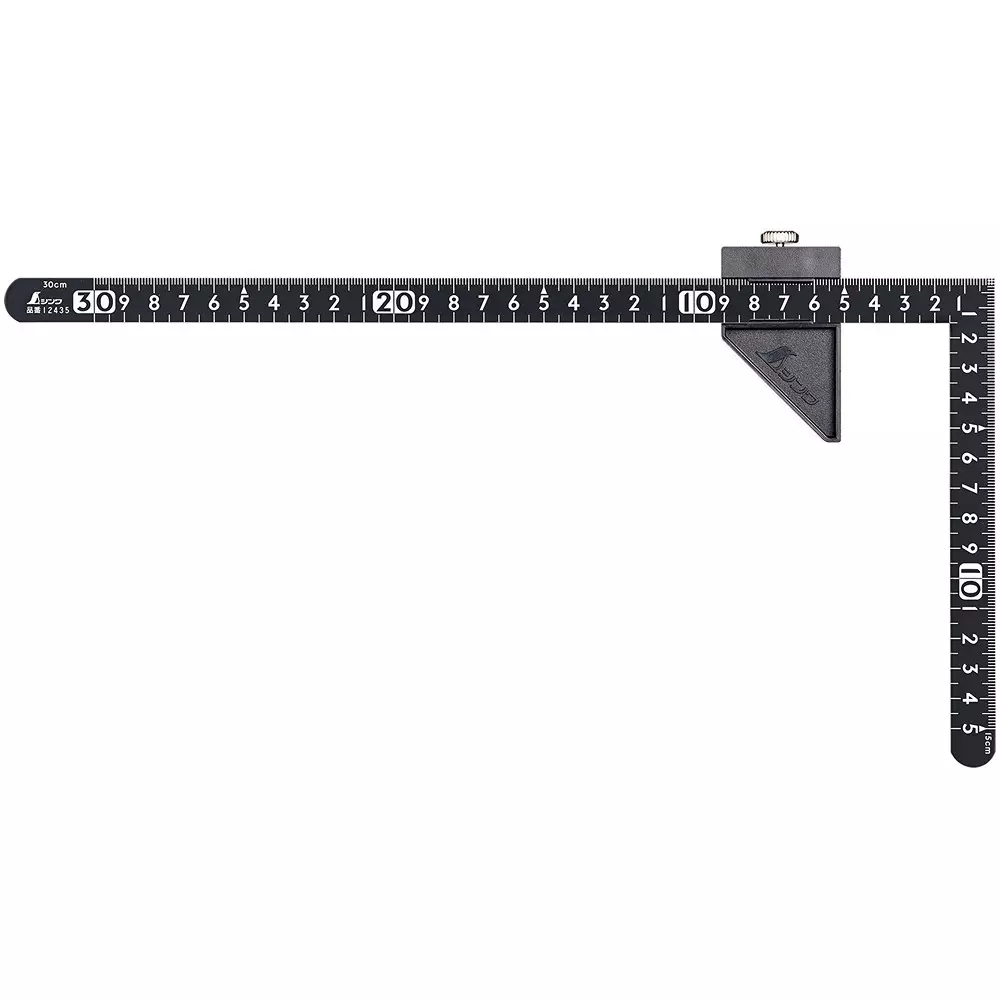 Shinwa Rules Sunday Carpenter Small Carpenter Ruler 330x15x1.3 mm, 12442