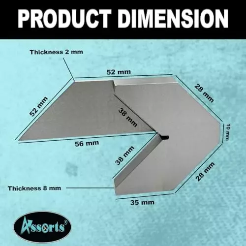 Assorts Center Squares/Finder Alloy Tool Steel 140 mm Blade Length Hardened and Tempered