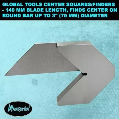 Assorts Center Squares/Finder Alloy Tool Steel 140 mm Blade Length Hardened and Tempered