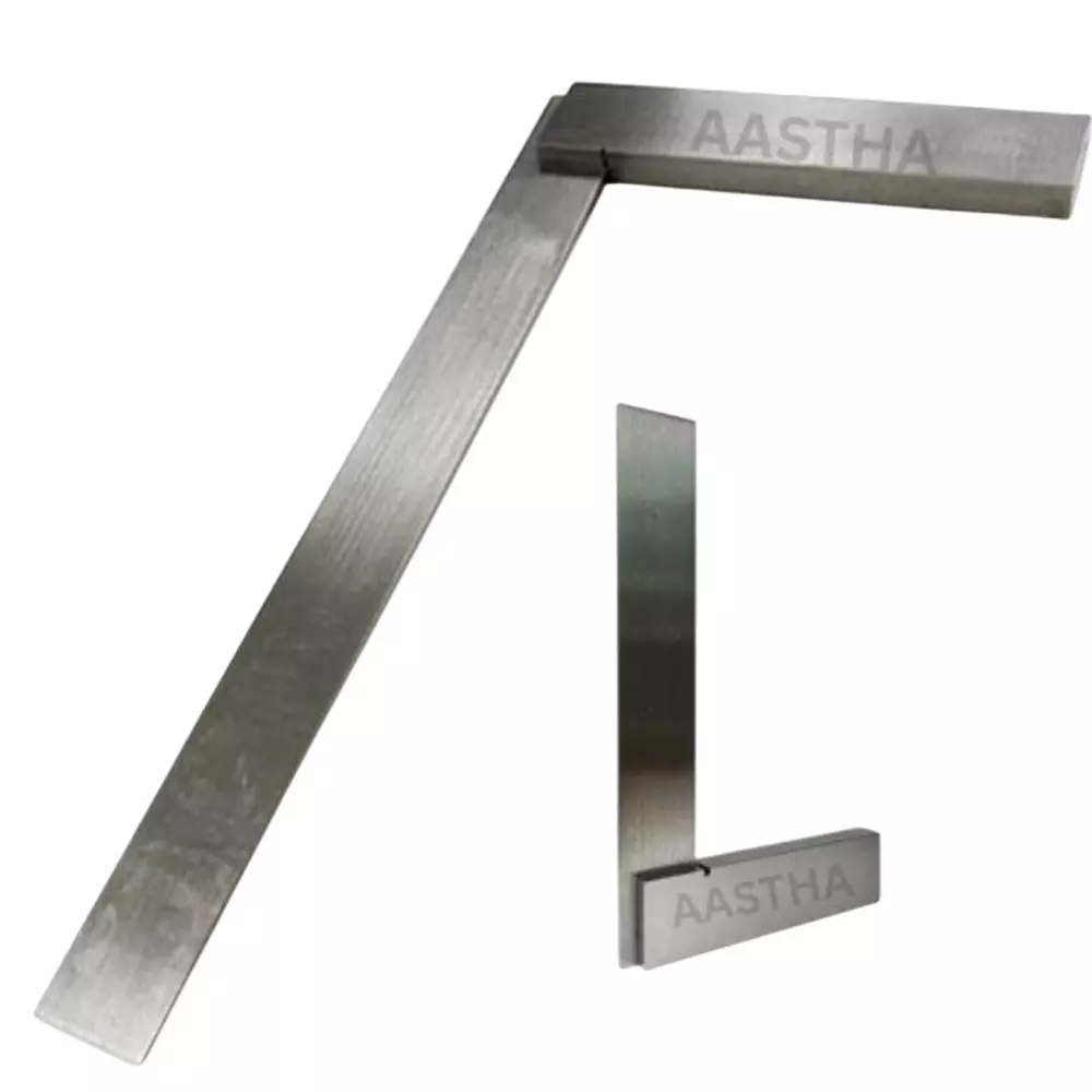 Aastha Tools Engineer's Try Square 6 inch and 12 inch (150 mm and 300 mm) (Set of 2)