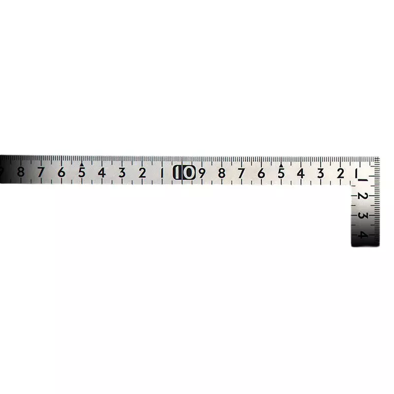 Shinwa Rules Carpenter'S Square Small Flat With General Proofreading And Traceability System Diagram, 12114