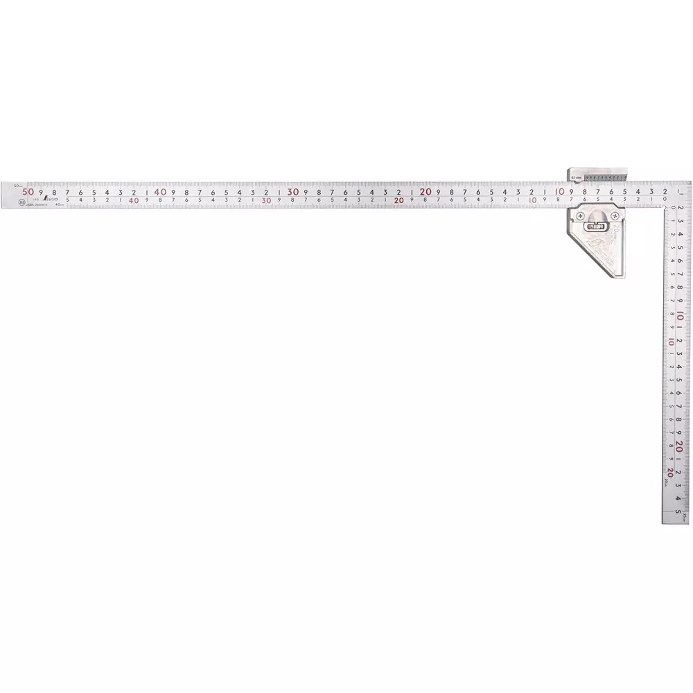 Shinwa Rules Silver Curved Ruler with General Calibration, 12487