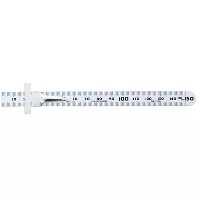 Shinwa Rules Mini Scale with English Translation Set Stainless steel, 13242