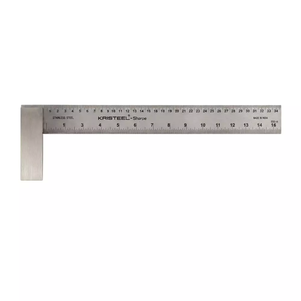 Kristeel Engineers Square Graduated Scale 289 mm x 161 mm Stainless Steel, ESG10