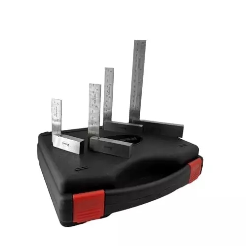 Assorts Machinist Try Square Set Tool Steel 50, 75, 100 & 150 mm for Metalworking (Pack of 4)
